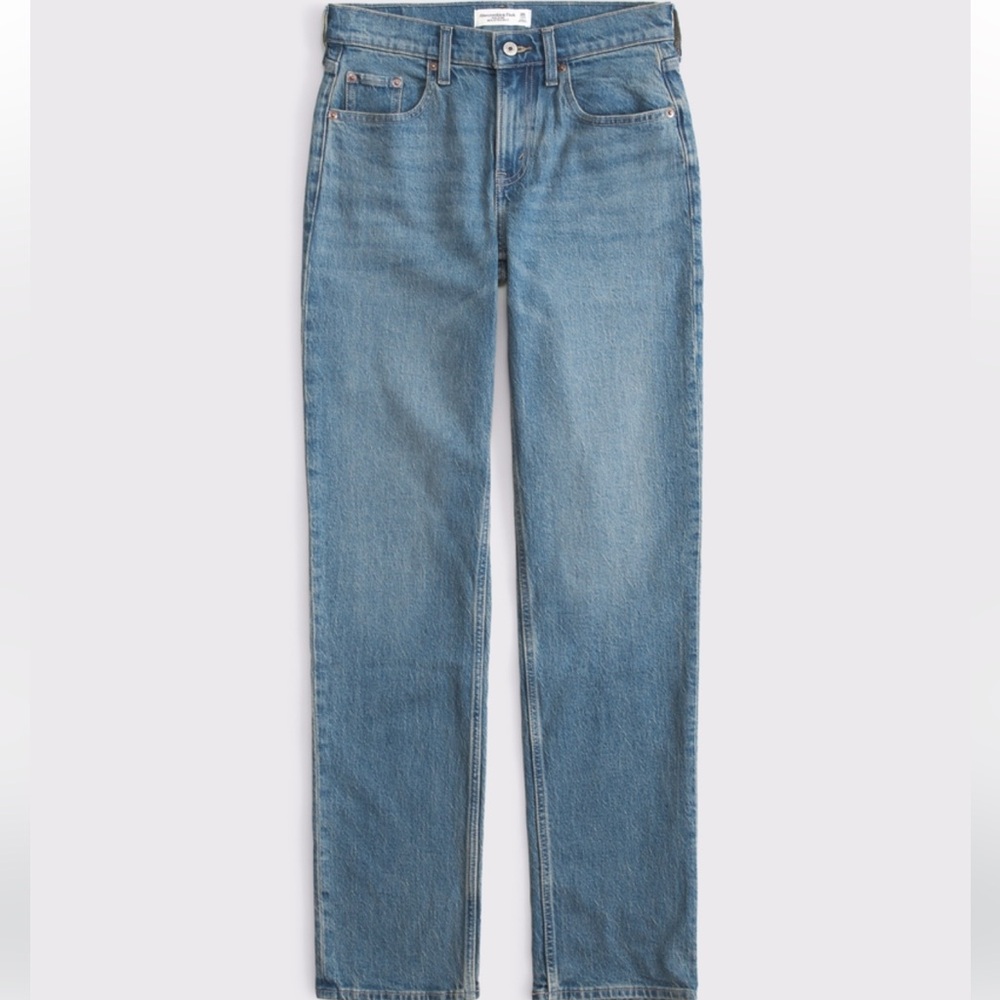 Abercrombie Women’s Vintage Straight High Rise Jeans
